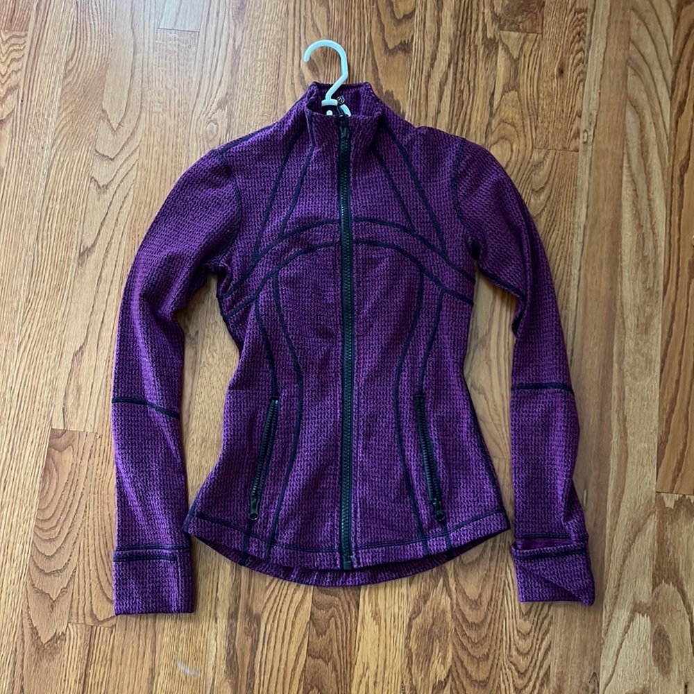 Lululemon Pink and Black Define Jacket